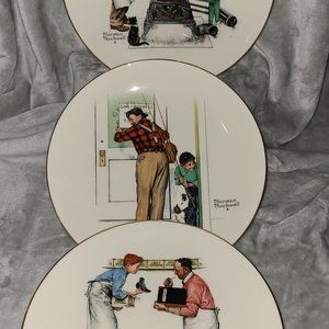 Norman Rockwell Collectable Plate